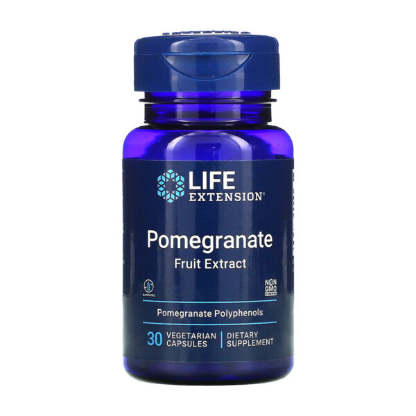 Life Extension, Pomegranate Fruit Extract, Pomegranate Polyphenols, 30 Vegetarian Capsules, Dietary Supplement, NON GMO