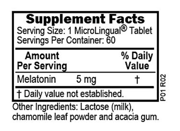 Superior Source, Melatonin 5mg, Promotes Natural Sleep, Helps Fight Jet Lag, 60 MicroLingual Instant Dissolve Tablets, Dietary Supplement, GMO Free - Image 2