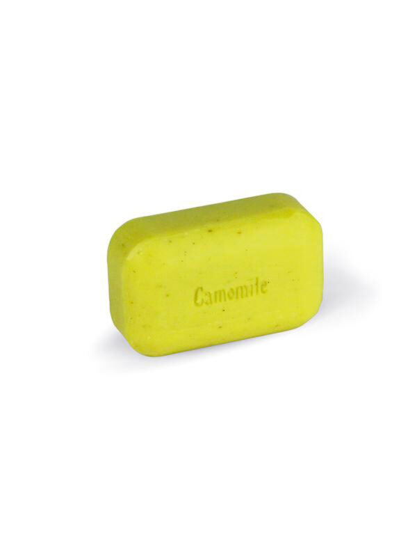 Soap Works, Chamomile Bar, A Soothing Herbal Treatment for Oily Skin, Contains Dried Camomile Flowers